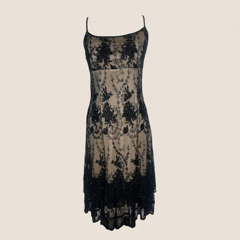 La-femme Women's Black Dress
